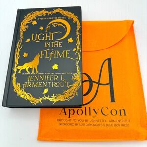 APOLLYCON 2023 A Light in the Flame Jennifer L Armentrout Exclusive Edition  NEW